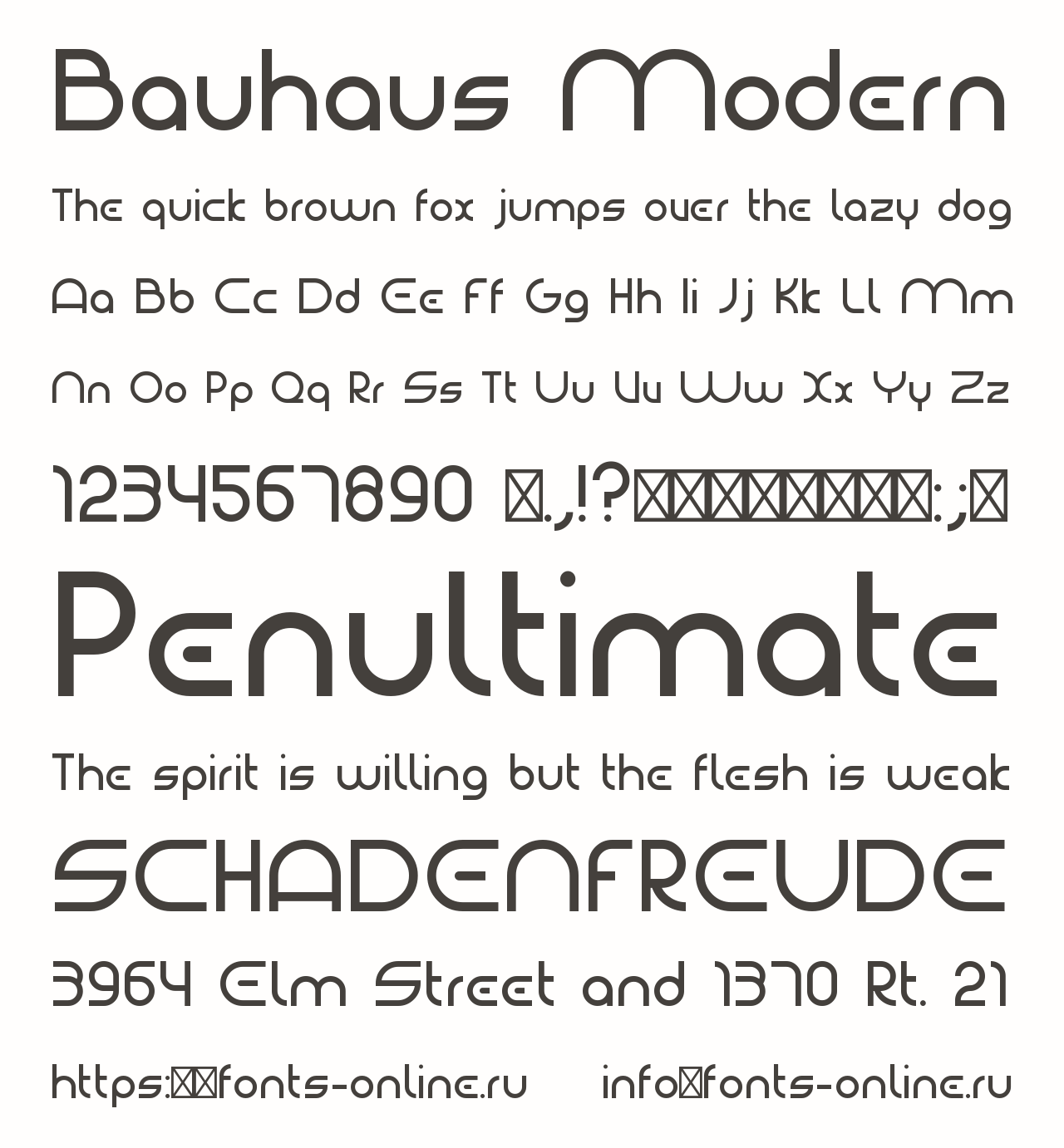 Bauhaus Modern Free Font Download